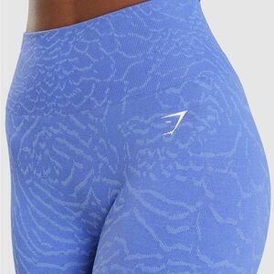 Gymshark Adapt Animal Seamless Leggings-Court Blue